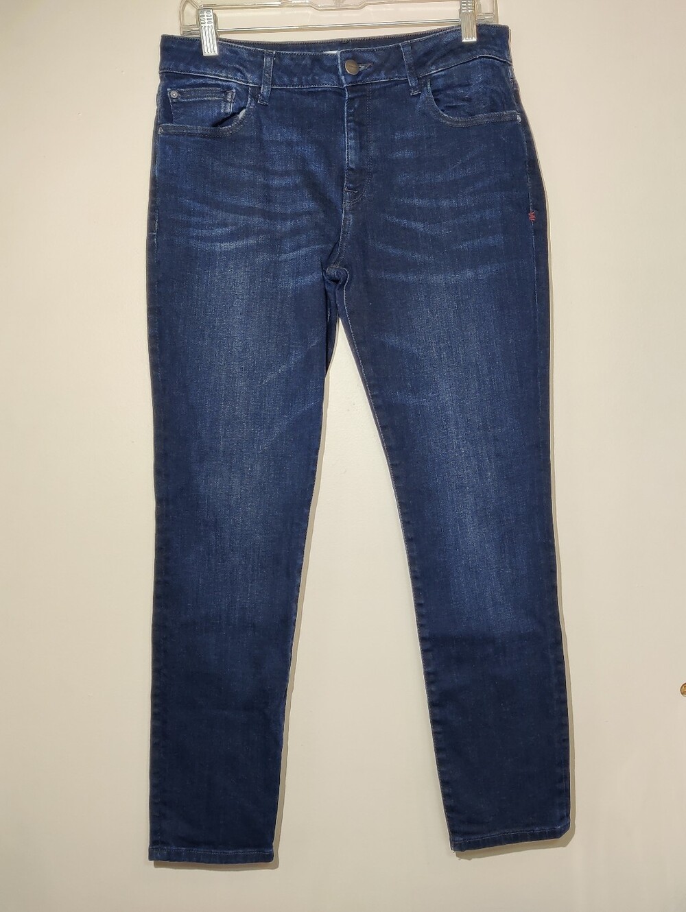Warp + Weft Womens Luxsculpt Skinny Jeans Size 30x28 Blue SFO Denim Pants